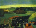 Meules de foin en Bretagne postimpressionnisme Primitivisme Paul Gauguin